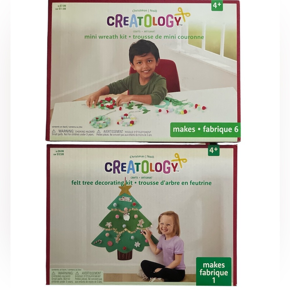 Creatology Felt Tree Decorating And Mini Wreath Kit